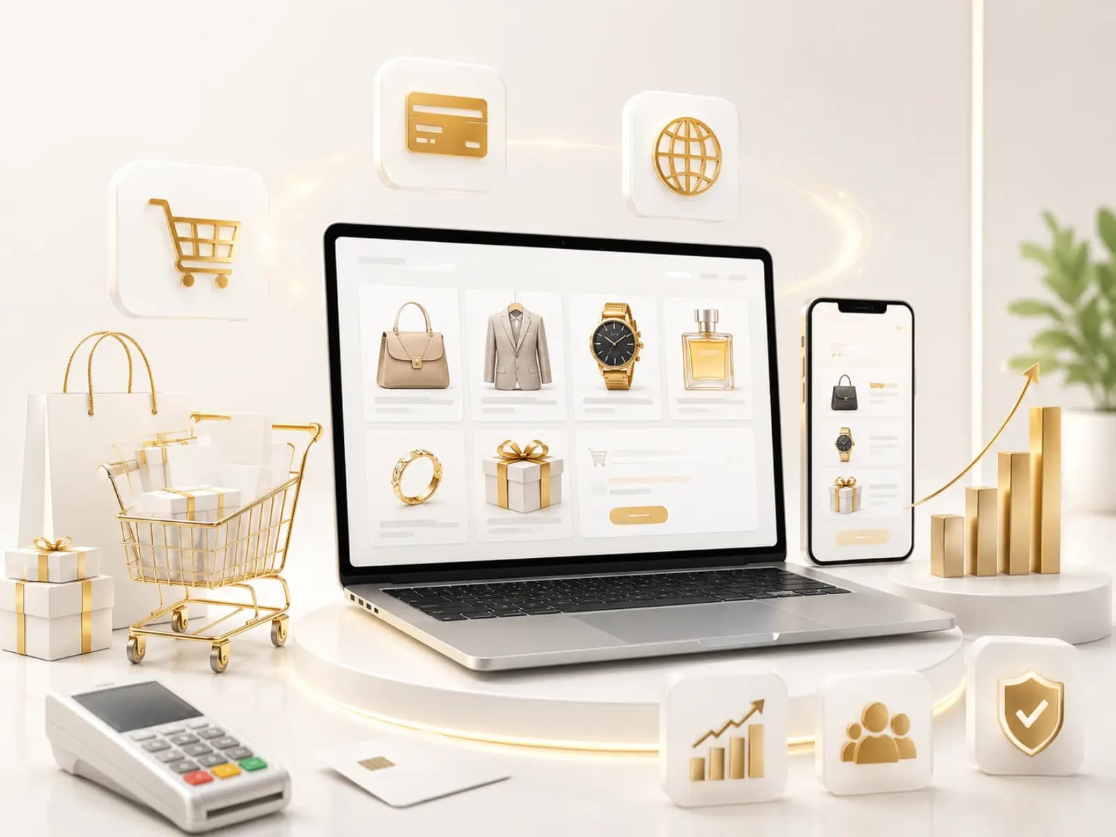 Custom Online Store preview by FreshMarkom
