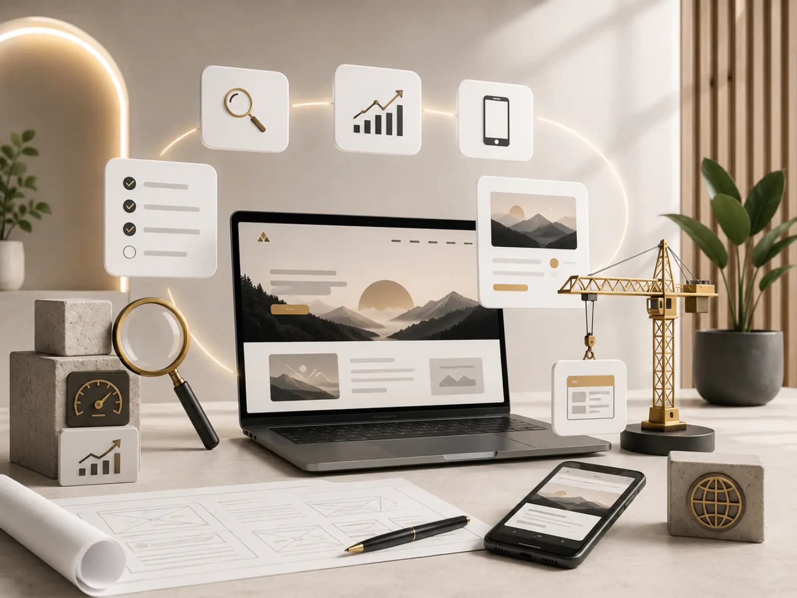 Existing Website Redesign preview by FreshMarkom